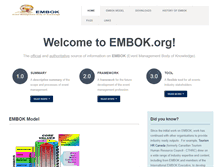 Tablet Screenshot of embok.org